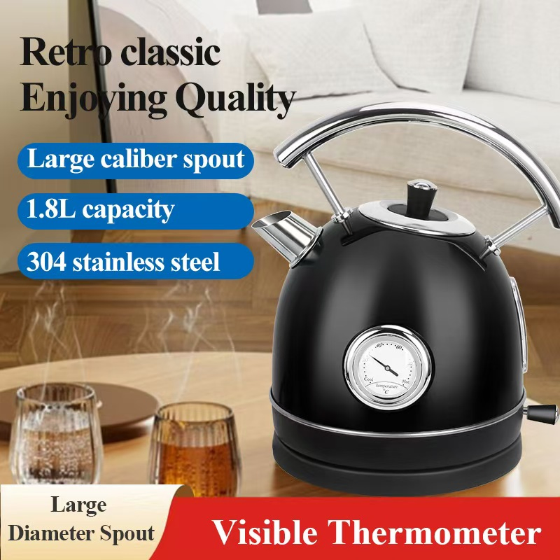 Электрочайник 1.8 л со стальным корпусом и термостатом