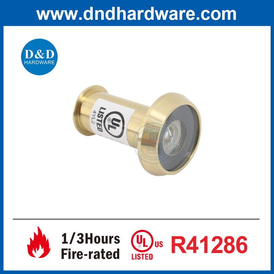UL Fire Rated Hardware Fitting Door Viewer Peephole for Wooden Doors