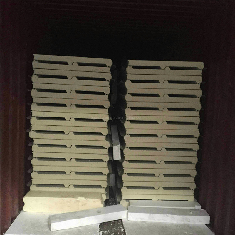 Building Materials Wall Panels PU Sandwich Composite Roof Panel Rock Wool Isopur