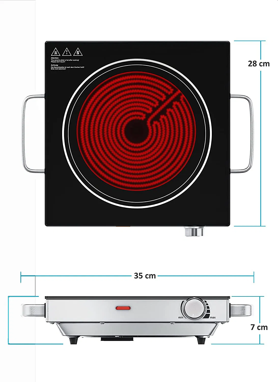 2000W Single Infrared Ceramic Cooker