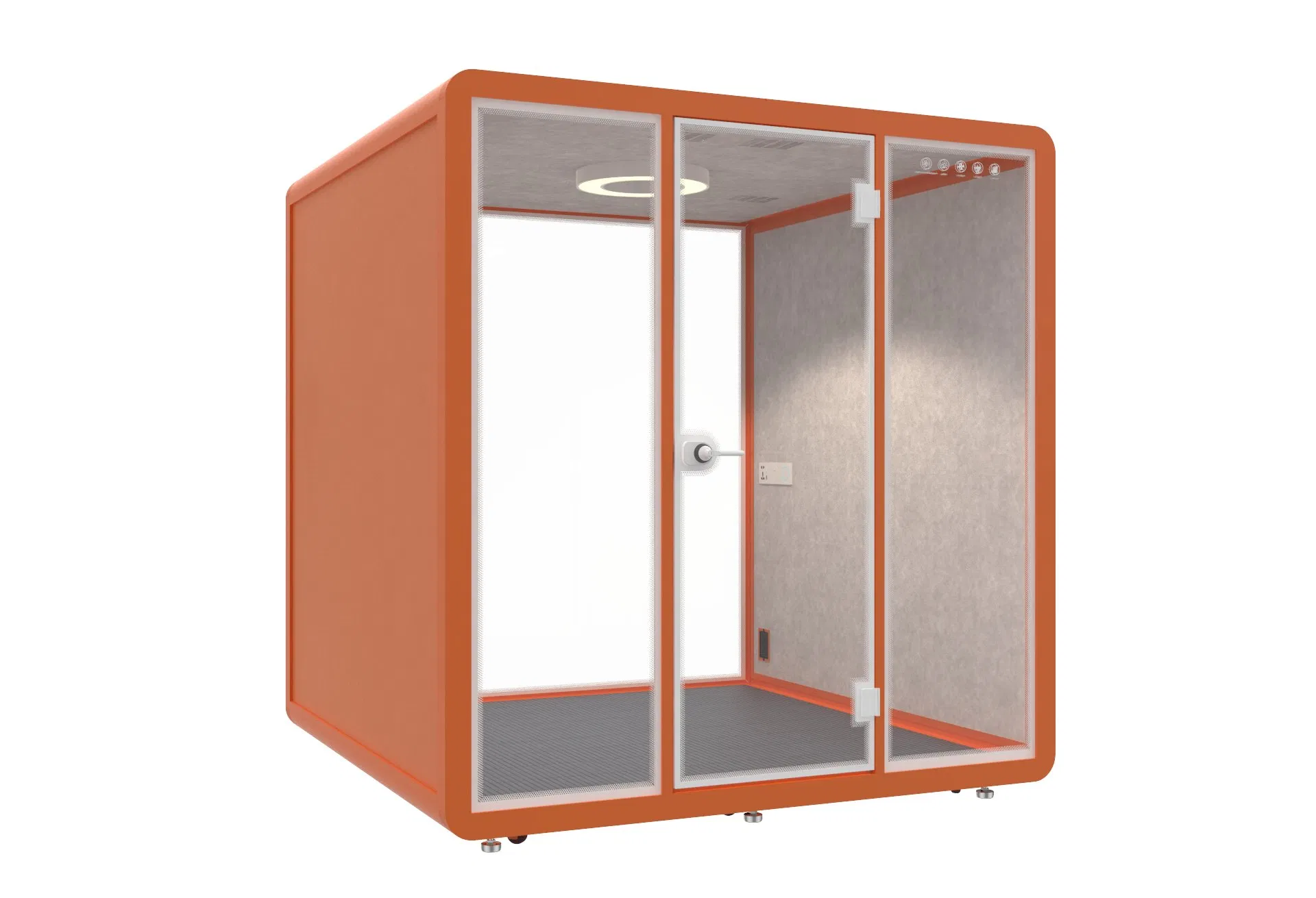 Acoustic Soundproof Office Booth with Modular Design for Easy Installation and Flat Pack Shipping