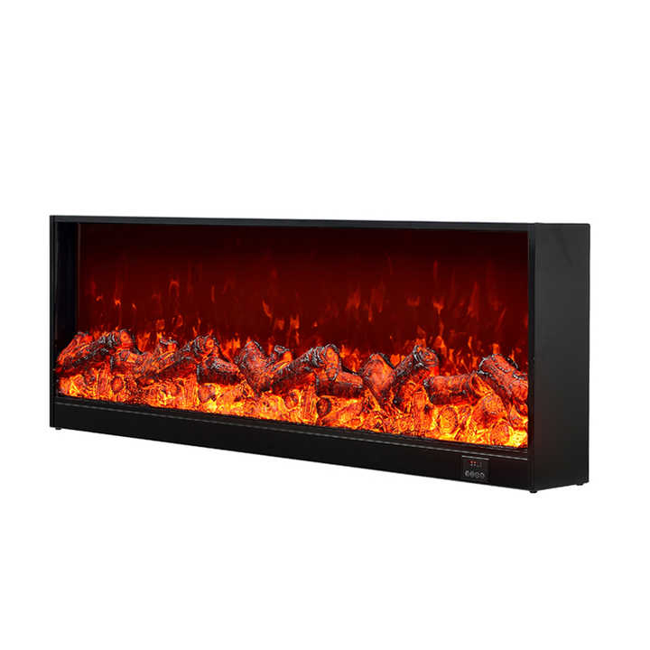 Modern Recessed Wall Mounted Decor 9 Flame Colors Home Appliance Electric Fireplace