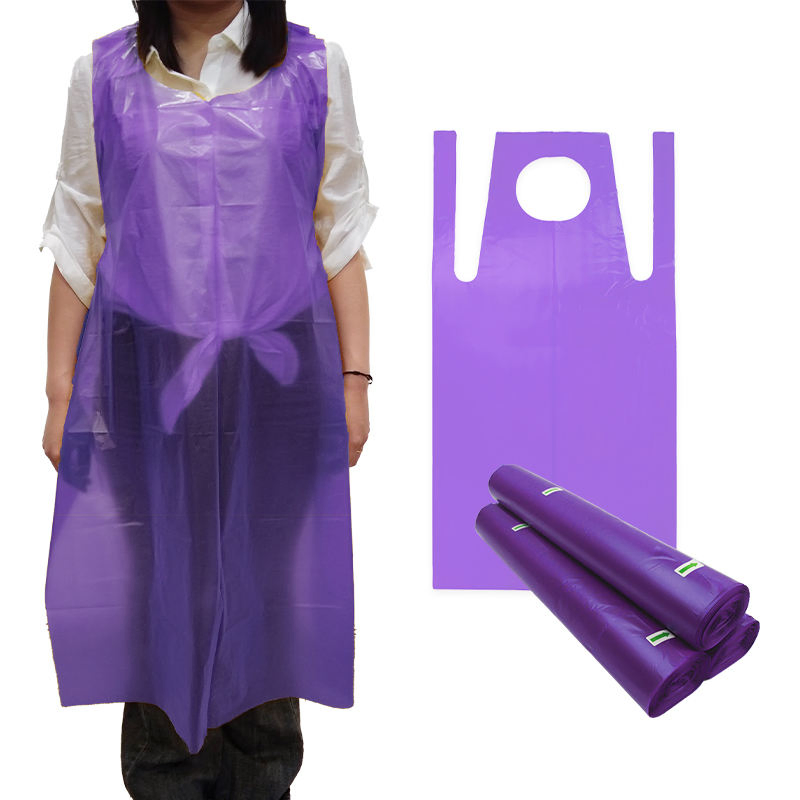 Custom Size Disposable PE Apron with Personalized Printing and Thickness