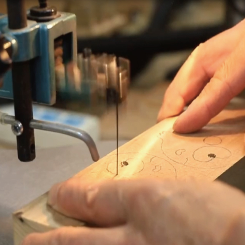 230V Best Professional Scroll Saw 558mm Variable Speed for Workshop