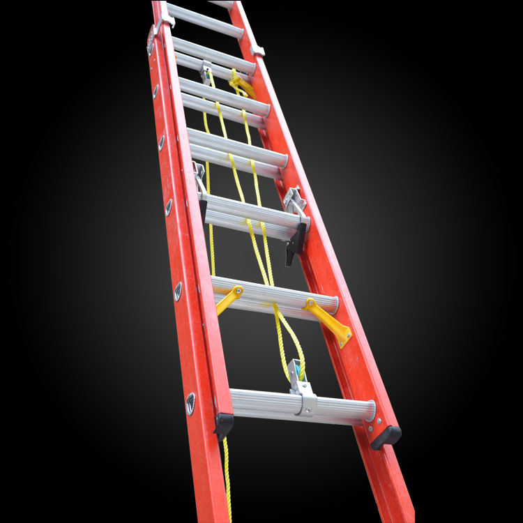9.6m Price Small Fold up Telescopic Ladder 7m Fiberglass Ladder