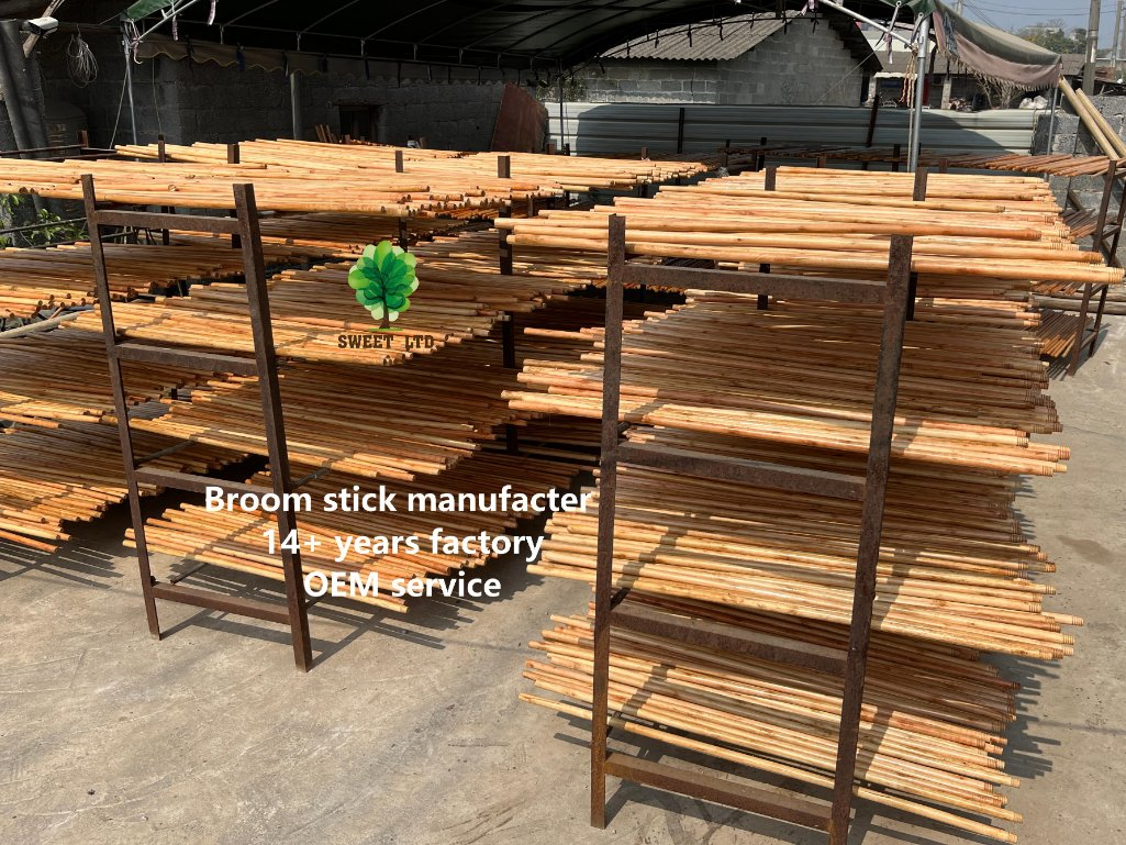 Wooden Broom Handle for Escoba Broom Manufacturer