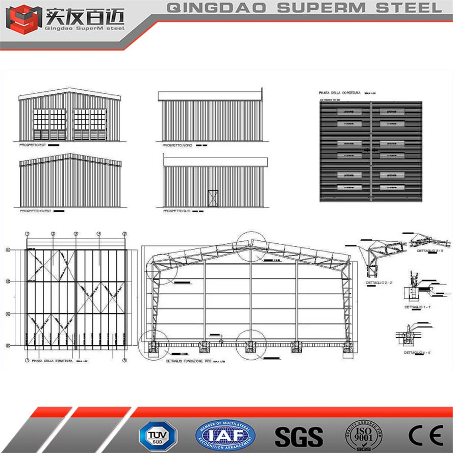 Multi-Functional Different Storeys Prefab Metal Tiny Homes Prefabricated Steel Structure House Buildings Apartment Commercial Workshop Factory Warehouse