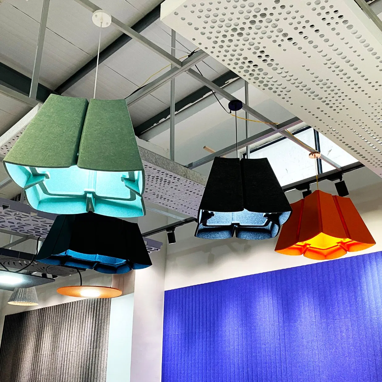 Polyester Fiber Acoustic Lamp for Decoration