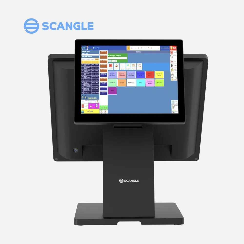 Scangle Factory Windows 15.1" Desktop Touch Screen POS Machine for Restaurant