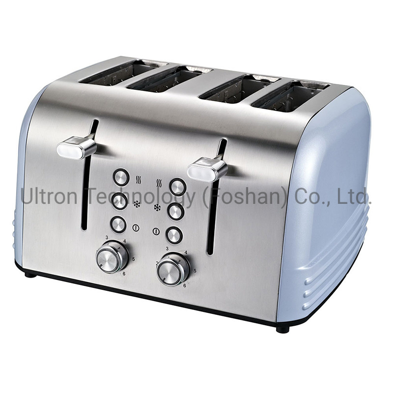 4 Slices Toaster with Stainless Steel Housing Morden design Toaster Sharp Designed Toaster