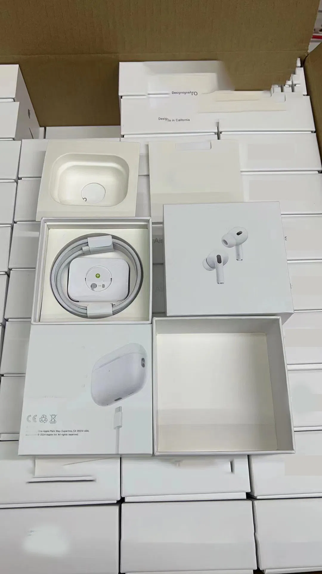 Top Quality Wholesale Wireless in-Ear Headphones Earpods PRO 2ND with Anc Airbuds Space Audio Top Version Phone Accessories