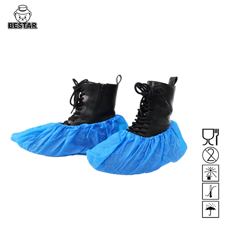 CE Cat I, ISO 9001: 2015 White, Red, Blue, Yellow etc Disposable Overshoe