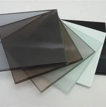 8.76mm Euro Bronze Milky PVB Strengthened Laminated Glass for Inner Decorative, Partition
