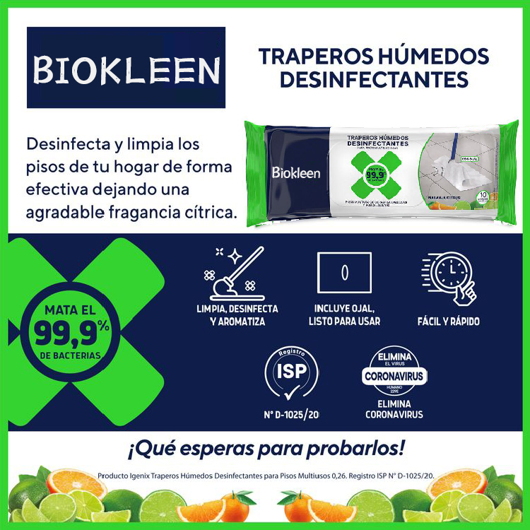 Biokleen Customized Household Cleaning Floor Wipes Disposable Floor Wipes