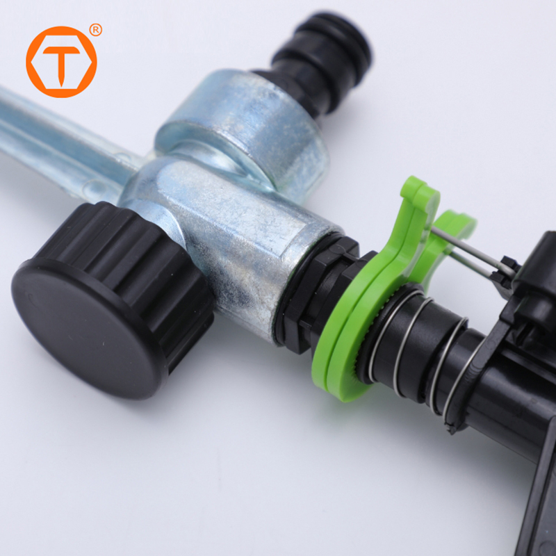 Metal Spike Adjustable Pulsating Impulse Water Impact Sprinkler with Spike for Lawn
