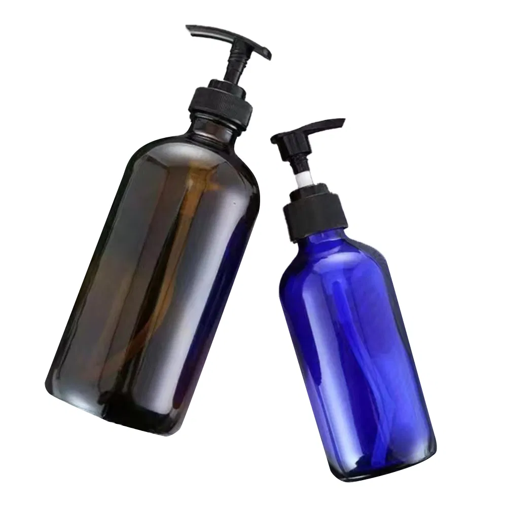 Premium 16oz Multicolor Boston Round Glass Bottles for Chemicals