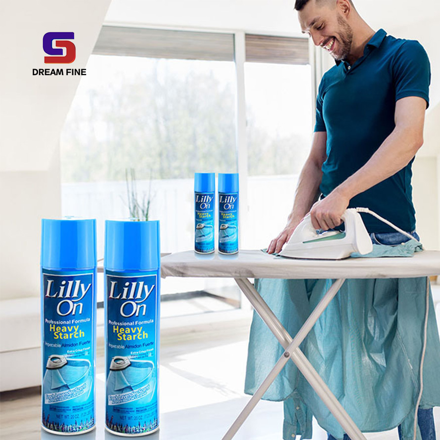 Easy Ironing Spray Starch Heavy Duty Spray Starch for Ironing Clothes Aerosol