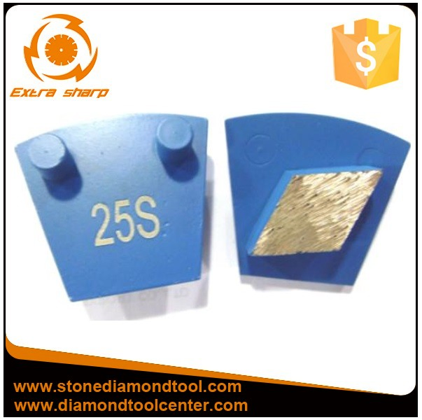 Алмазный сегмент T для шлифовки бетона Werkmaster Metal Bond
