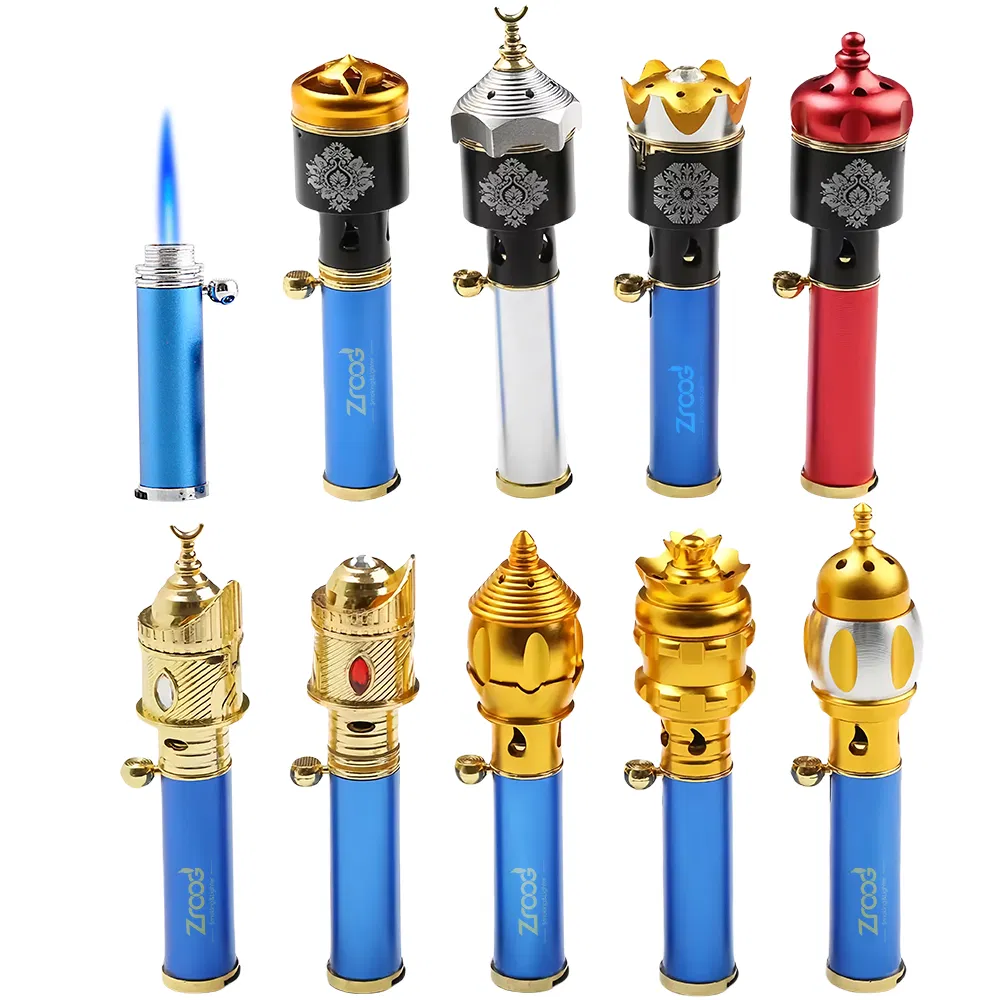 Click Flame BBQ Kitchen Lighter for Candle Grill Stove Outdoor Camp Refillable Lighter