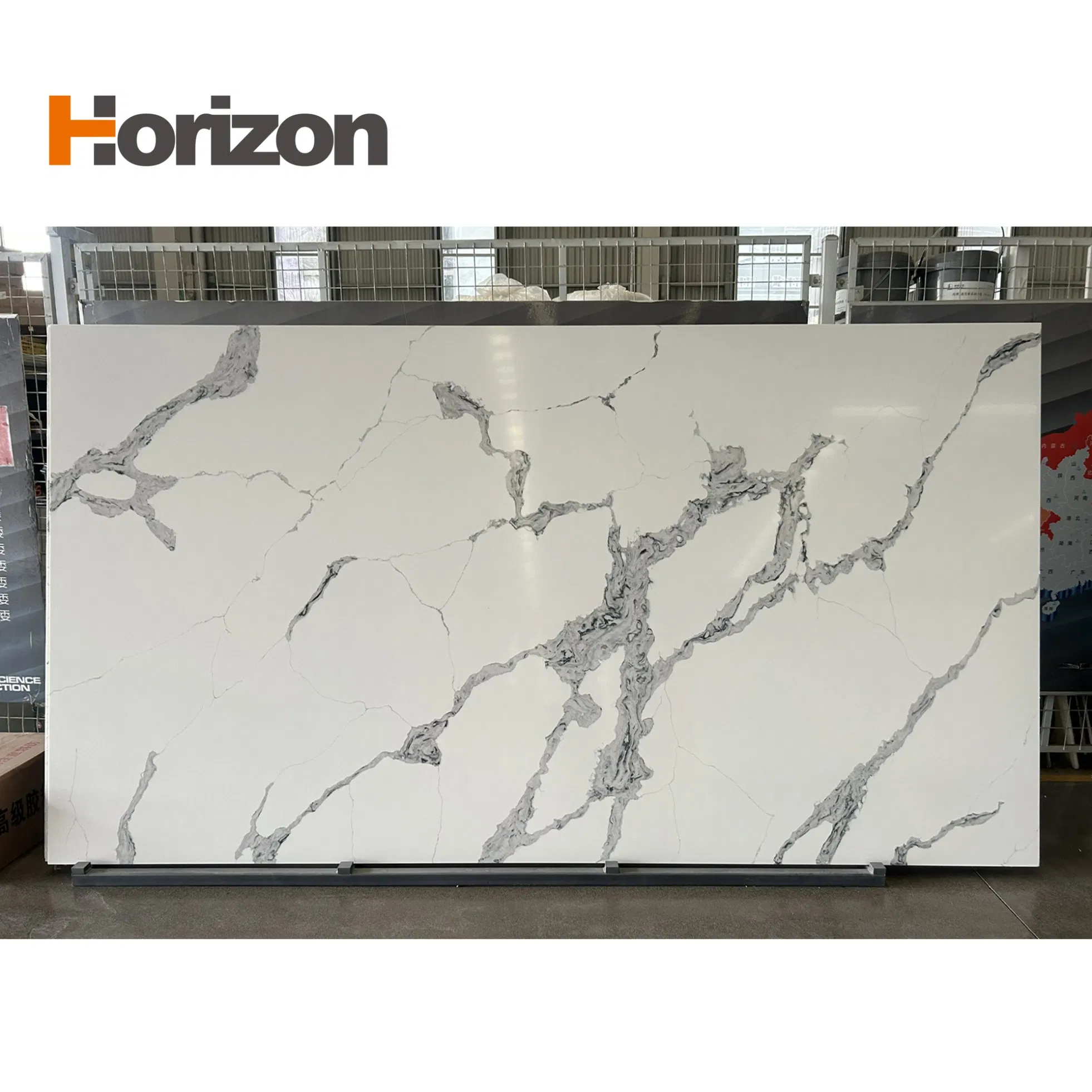 20mm Royal Calacatta Quartz Jade Stone for Countertop