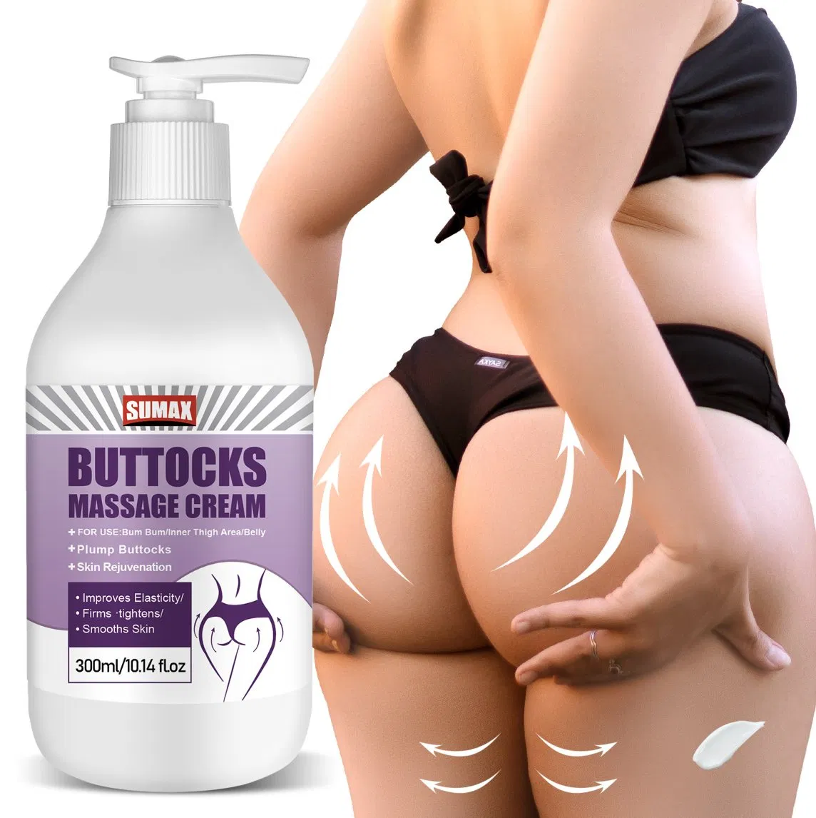 Online Wholesale and Retail Lift up Butt Firm Skin Enlargement Lift up Buttock Enhancement Massage Cream Hip Sexy Hip Boobs Buttock Enlargement Cream