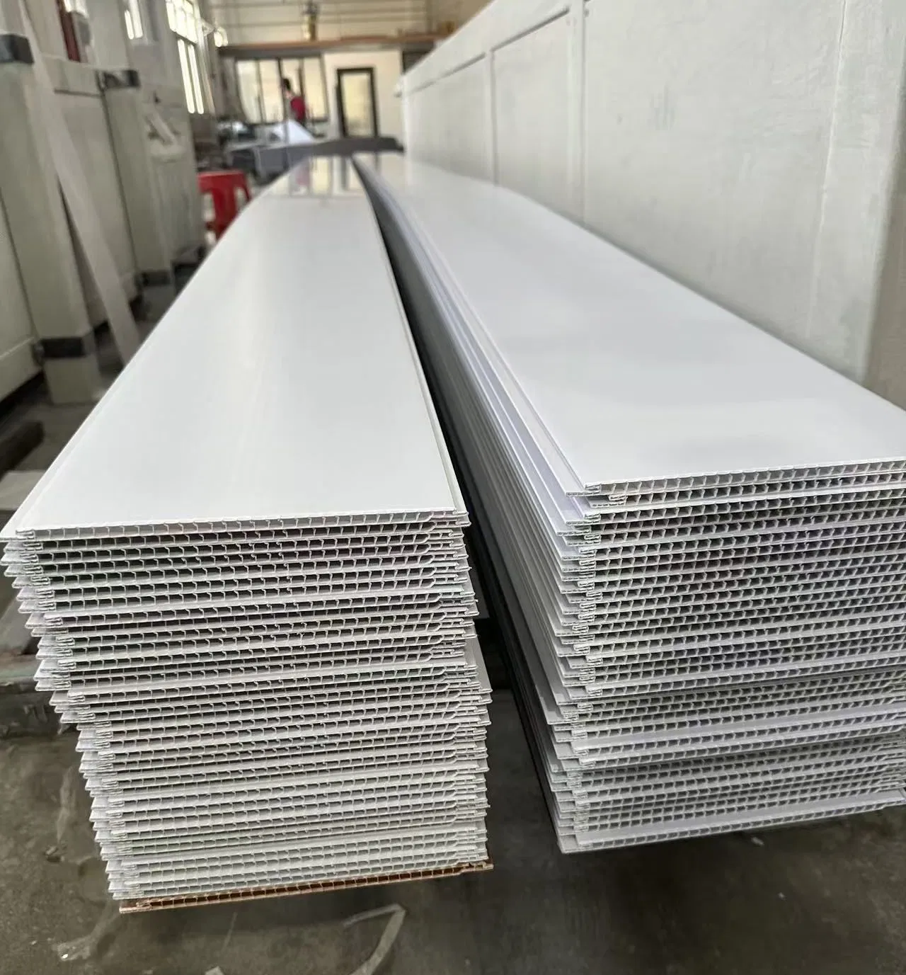 Homey Decoration Waterproof Interior Decorative Quick Install Ceiling Panel Wood PVC