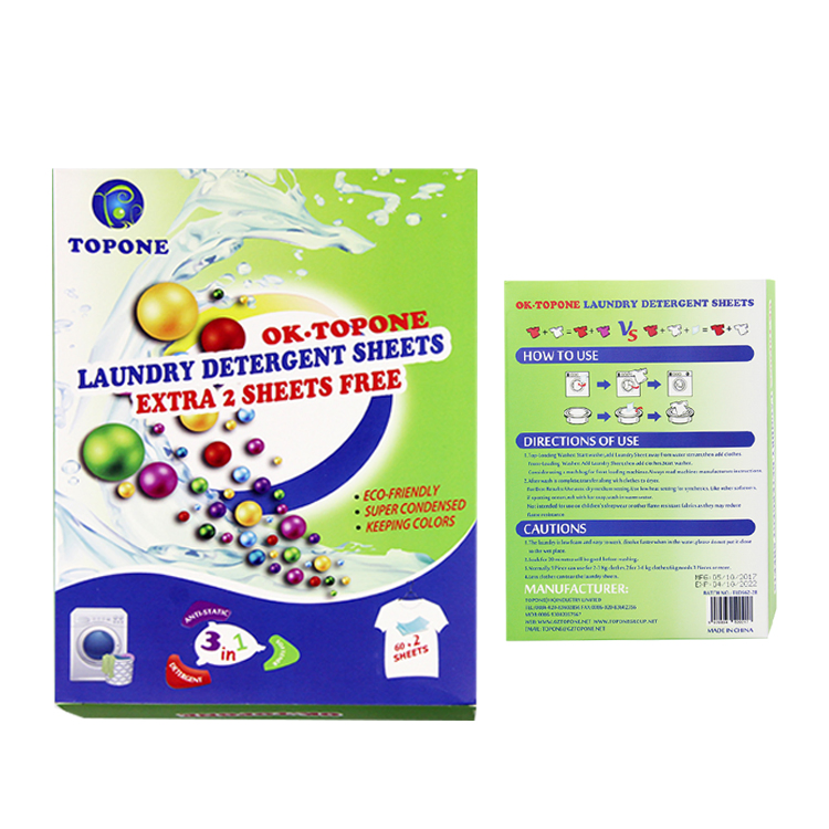 OEM/ODM China Manufacturer High Quality Laundry Detergent Sheets