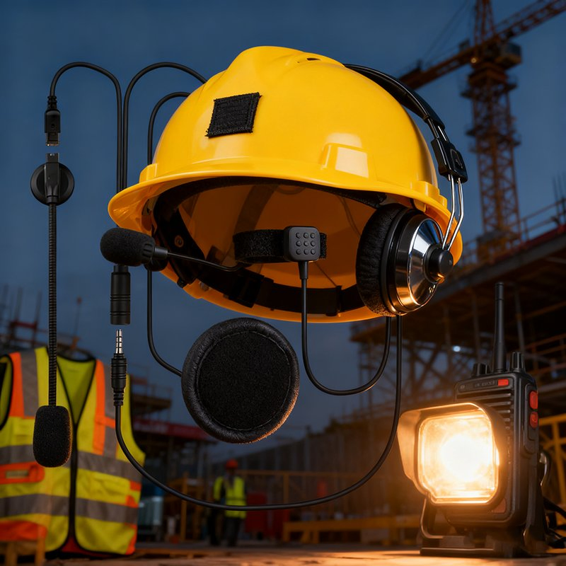 Raytalk Full Face Helmet Active Noise Cancellation Wired Walkie-Talkie Earphones Microphone