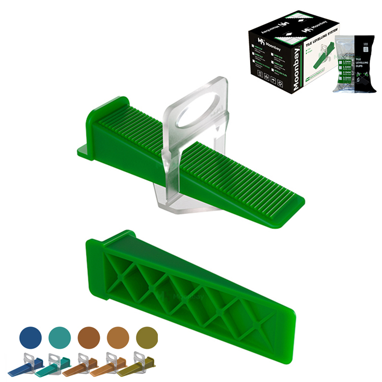 Plastic Tiling Clips Wedges Leveler Tools Tile Leveling System