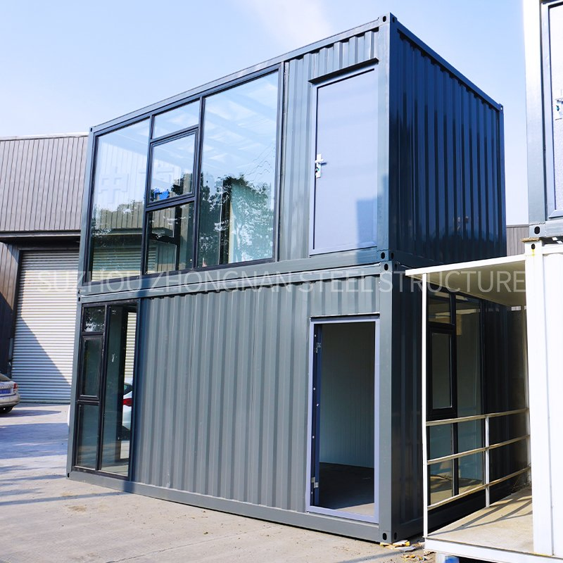 CE Certified 20 Feet Mobile Site Modular Office Containers House with Glass for Sale