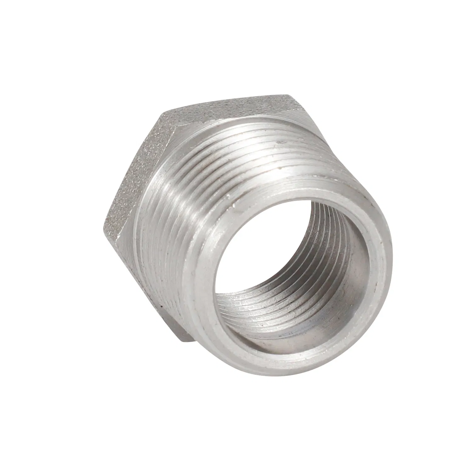 Professional China Manufacturer CNC Machining Stainless Steel Couplings NPT Threaded Bushing