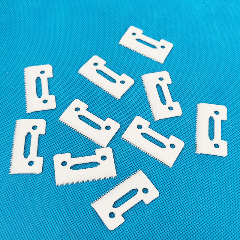 Wear Resistance Zro2 Clipper Zirconia Ceramic Cutting Hair Blade with Plastic Box