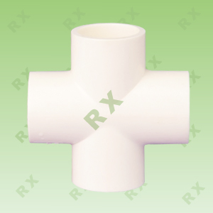 PVC Cross PVC Pipe Fitting for Waste Discharge H Cross