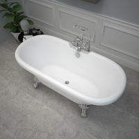 Угловая акриловая ванна Walk-in с гидромассажем