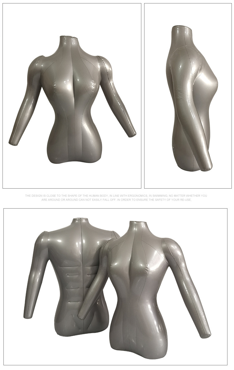 Inflatable Female Dress Form Mannequin for Retail Displays