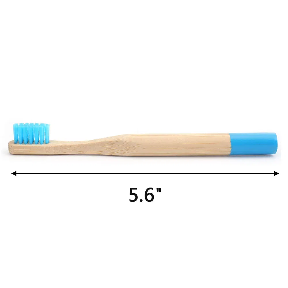 10 Colors Set Kids Bamboo Toothbrush Children Toothbrushes