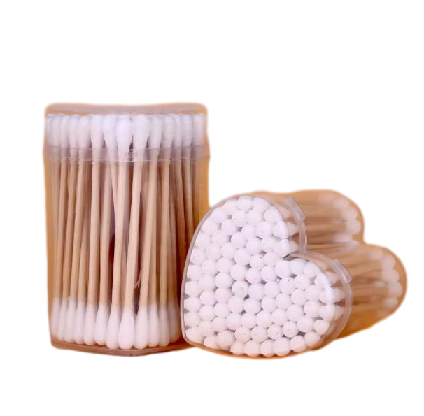 Disposable Bamboo Cotton Buds Makeup Remove Cotton Buds