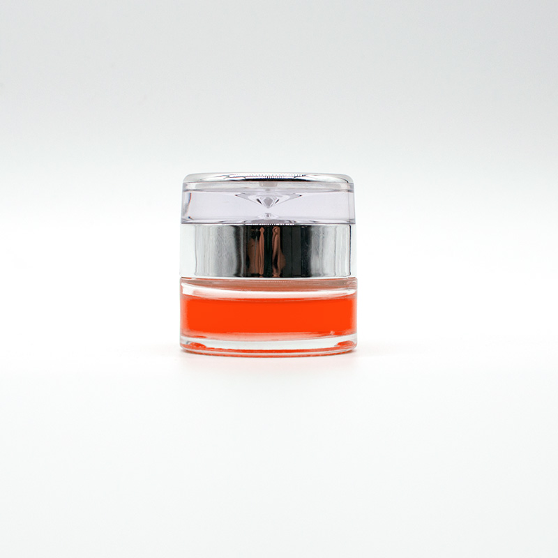 Empty Acrylic Bottles with Transparent Cap for Cream Packaging