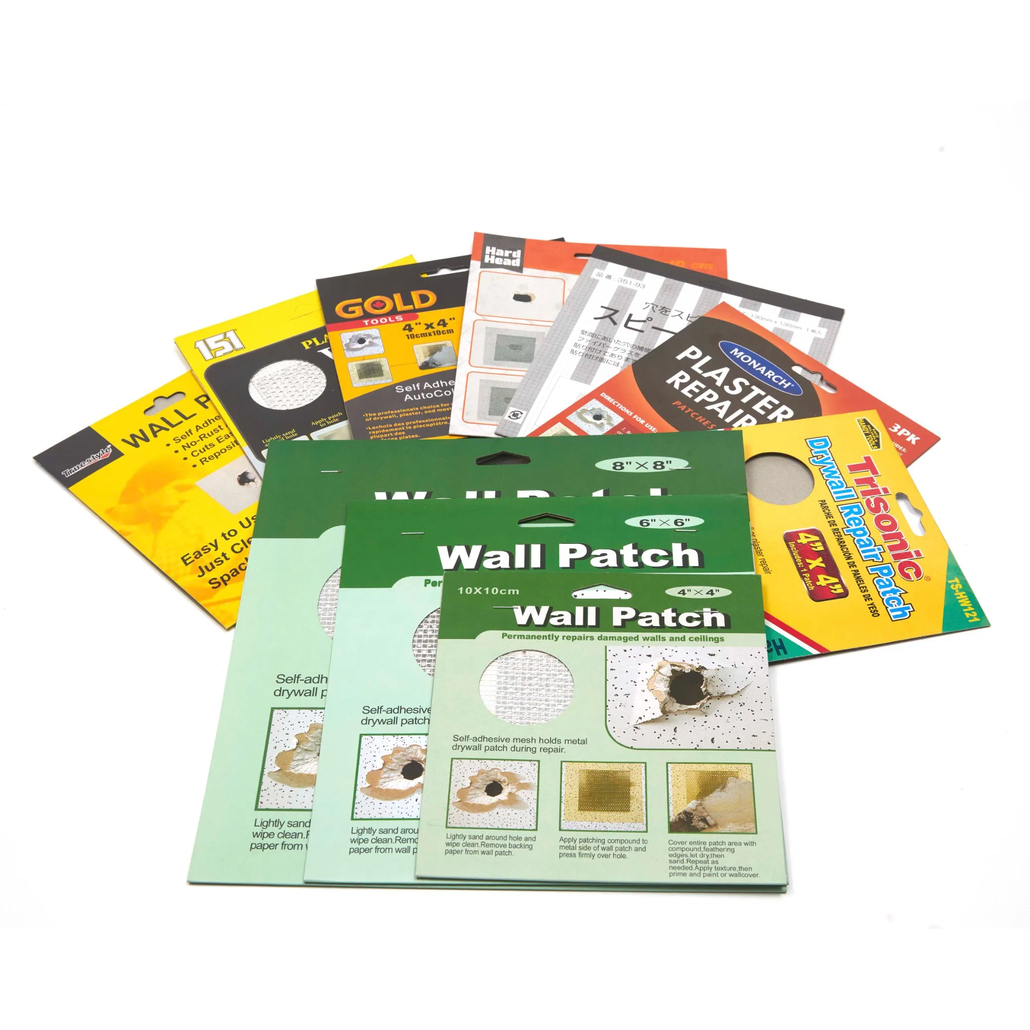 Fiberglass /Aluminum Board, Adhesive /Drywall/Wall Patch, Drywall Repair Kit 2X2; 4X4; 6X6; 8X8;