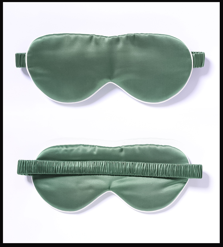 Factory Custom Classic Print Pure Silk Shading Ladies Eye Mask
