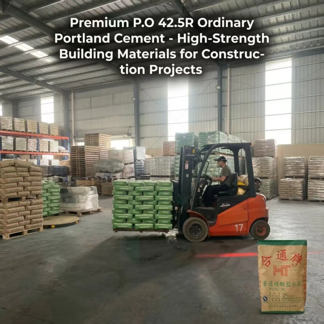 Premium P. O 42.5r Ordinary Portland Cement - High-Strength Building Materials for Construction Projects