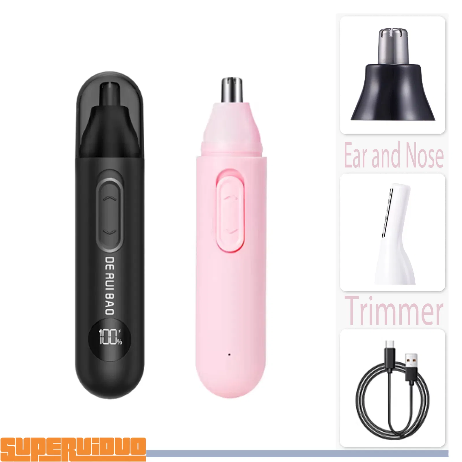 Sophisticated Aesthetic Men's Groomer Ear and Nose Trimmer