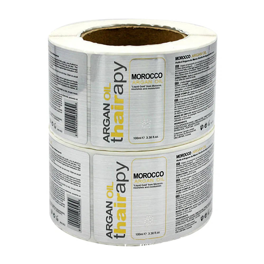 Printable Vinyl Sticker Custom Wholesale Laser Self Adhesive Brushed Silver Inkjet Sticker Paper