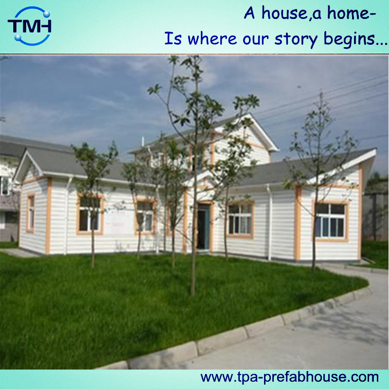 PVC Cladding Prefab Kit Home in The Countryside