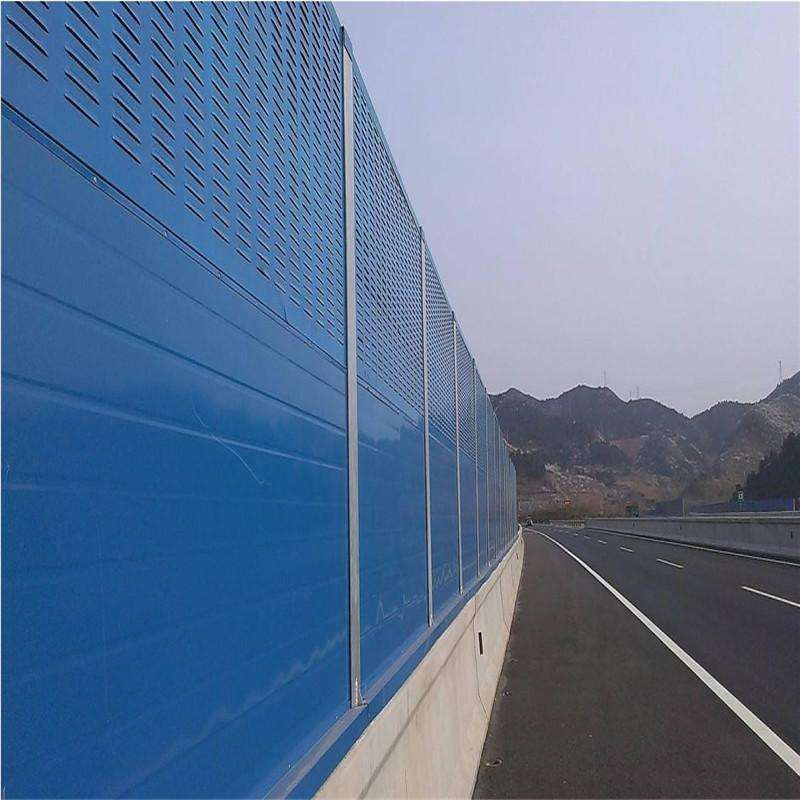 Heavy Duty Sound Insulation Barrier Fence Safety Traffic Noise Attenuation Roadside Sound Barrier Micro Porous Sound Barrier Sheet
