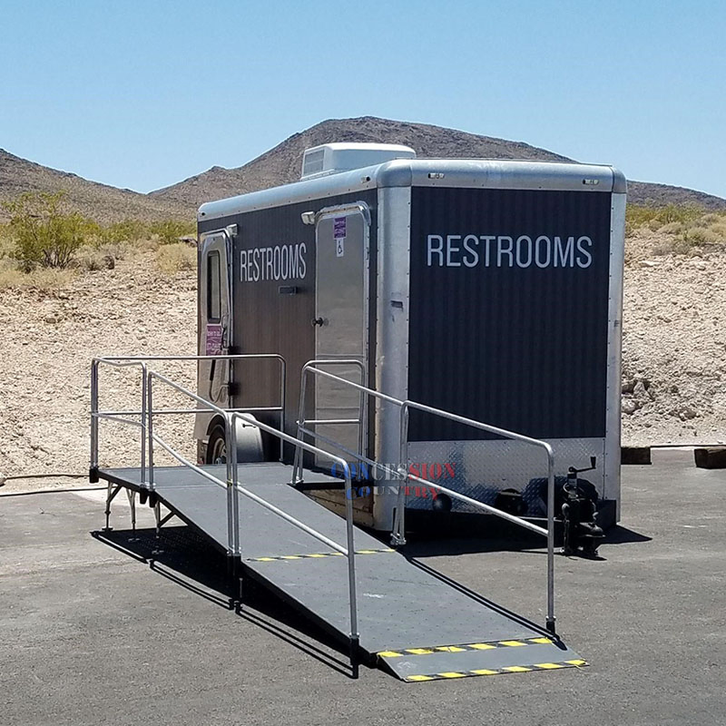 Wheelchair Toilet Trailer Handicap Disabled Luxury Restroom Trailer