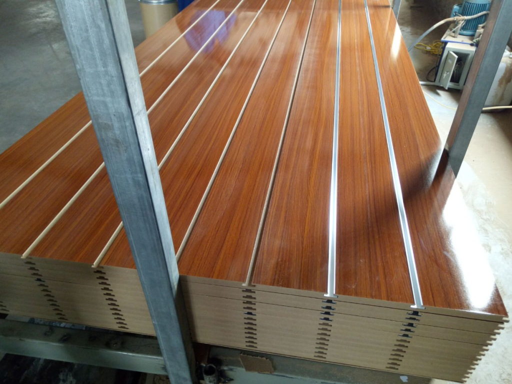 Huatian Melamine Face MDF Slotted