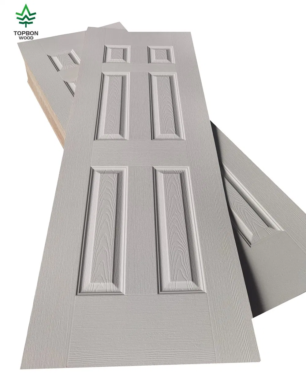 White Primer Moulded Door Skin 3mm for Foreign Market