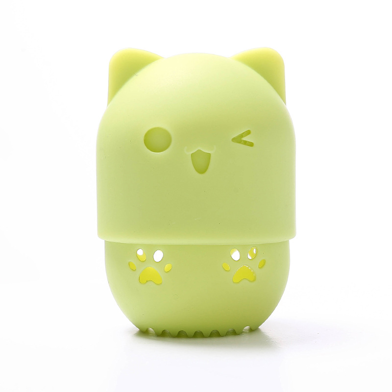 Cute Cat Cosmetic Sponge Blender Silicone Holders