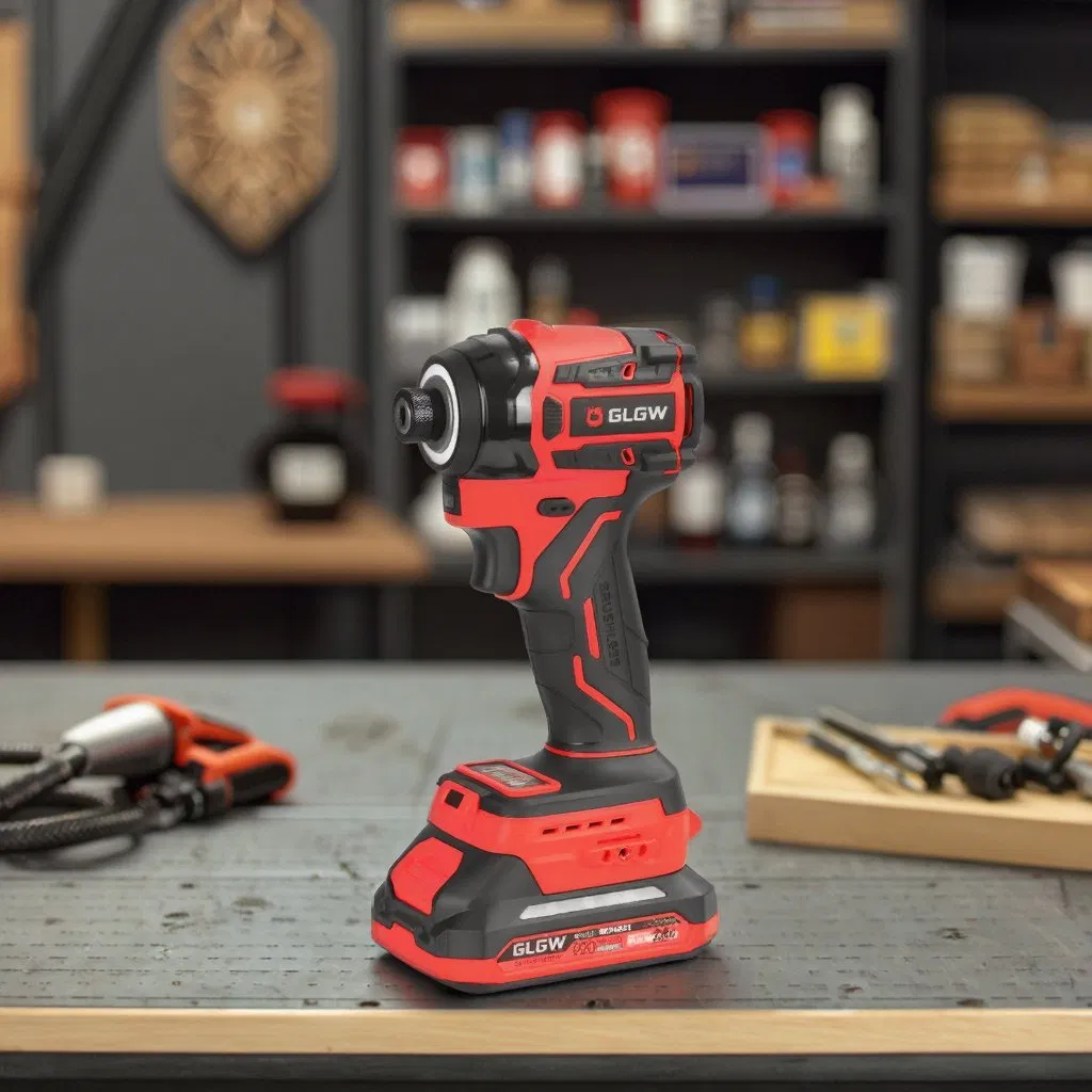 Glgw Brushless Screwdriver Cordless Electric Impact Driver Wireless Drills Rechargeable Impact Screw Driver